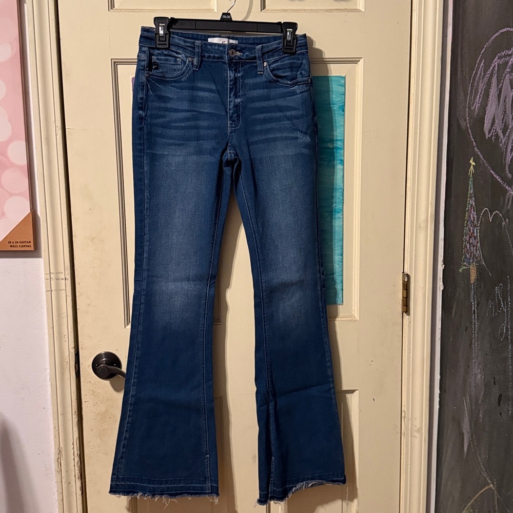 Blue Flared Jeans